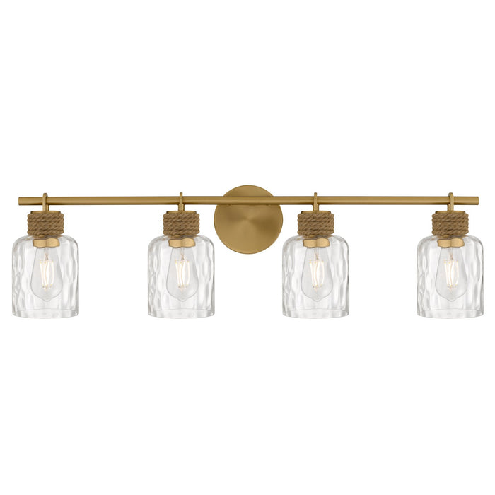 Quoizel - BTC8634BRG - Four Light Vanity - Baltic - Brushed Gold
