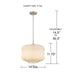 Quoizel - CARA1814BN - One Light Pendant - Cara - Brushed Nickel
