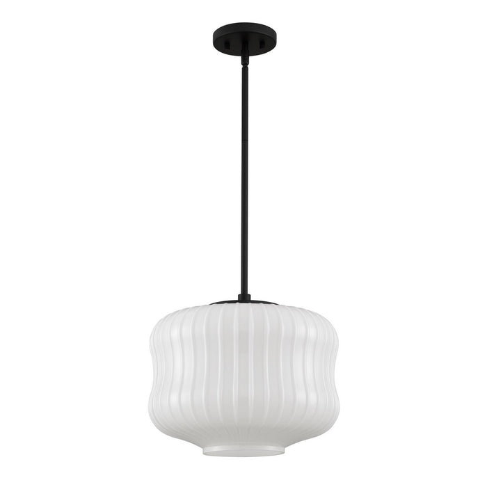 Quoizel - CARA1814MBK - One Light Pendant - Cara - Matte Black