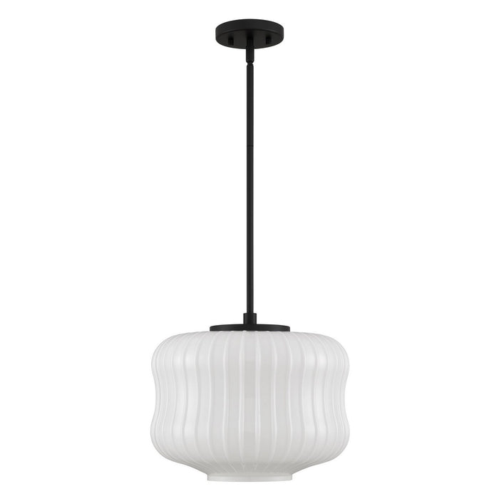 Quoizel - CARA1814MBK - One Light Pendant - Cara - Matte Black