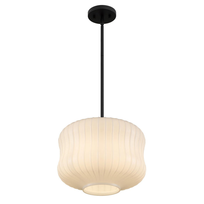 Quoizel - CARA1814MBK - One Light Pendant - Cara - Matte Black