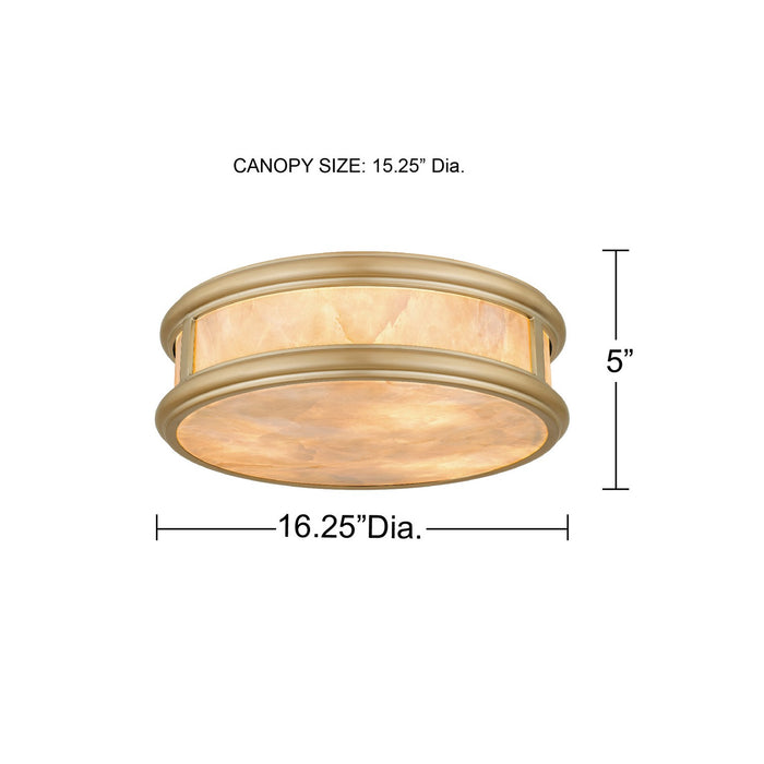 Quoizel - COLE1616BGD - LED Flush Mount - Colette - Bronze Gold