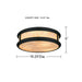 Quoizel - COLE1616MBK - LED Flush Mount - Colette - Matte Black