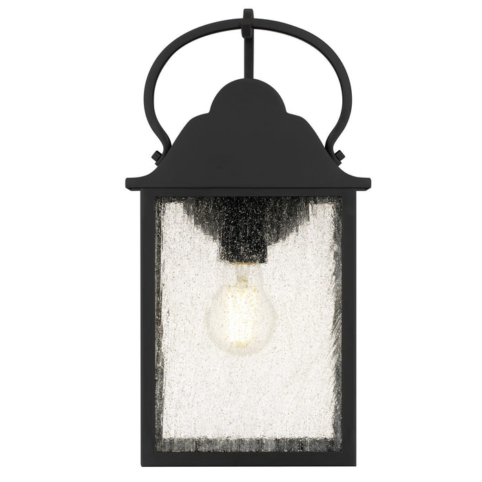Quoizel - DAM8307MBK - One Light Outdoor Wall Lantern - Damian - Matte Black