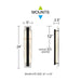 Quoizel - ESM8705MBK - LED Wall Sconce - Esme - Matte Black