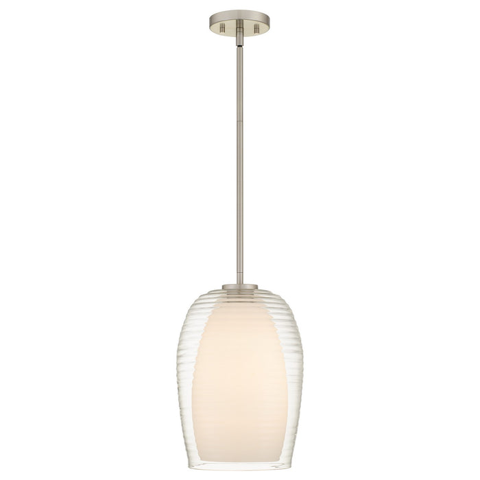 Quoizel - EVN1510BN - One Light Mini Pendant - Evelynn - Brushed Nickel