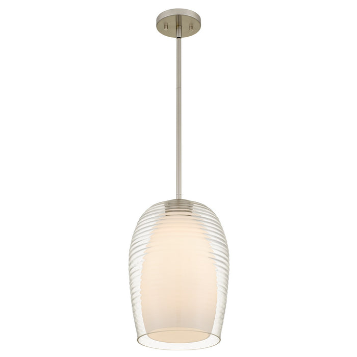 Quoizel - EVN1510BN - One Light Mini Pendant - Evelynn - Brushed Nickel