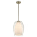 Quoizel - EVN1510BN - One Light Mini Pendant - Evelynn - Brushed Nickel
