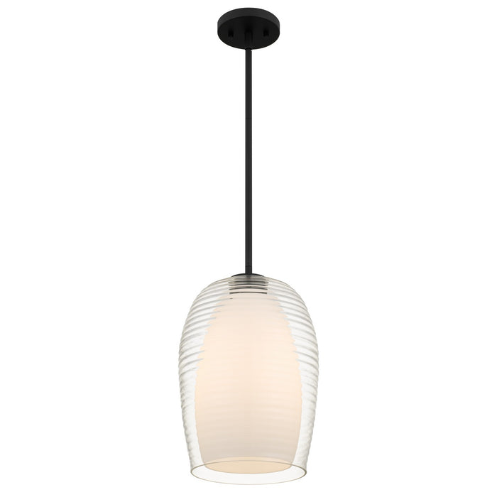 Quoizel - EVN1510MBK - One Light Mini Pendant - Evelynn - Matte Black