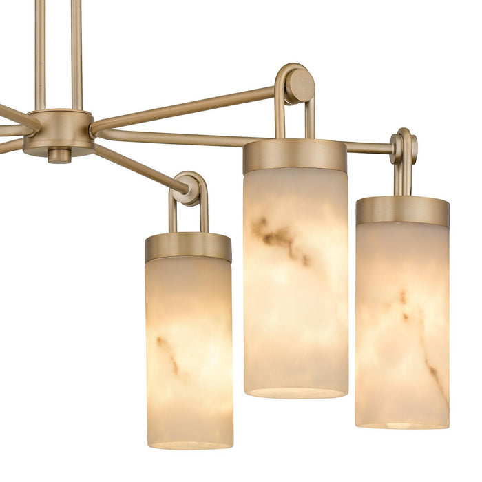 Quoizel - GIA5026BGD - LED Chandelier - Gianna - Bronze Gold