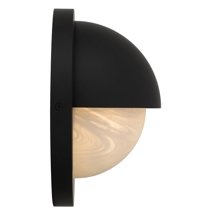 Quoizel - HARL8408MBK - LED Outdoor Wall Lantern - Harlowe - Matte Black