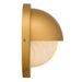 Quoizel - HARL8408NWS - LED Outdoor Wall Lantern - Harlowe - Nouveau Painted Weathered Brass