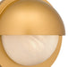 Quoizel - HARL8408NWS - LED Outdoor Wall Lantern - Harlowe - Nouveau Painted Weathered Brass
