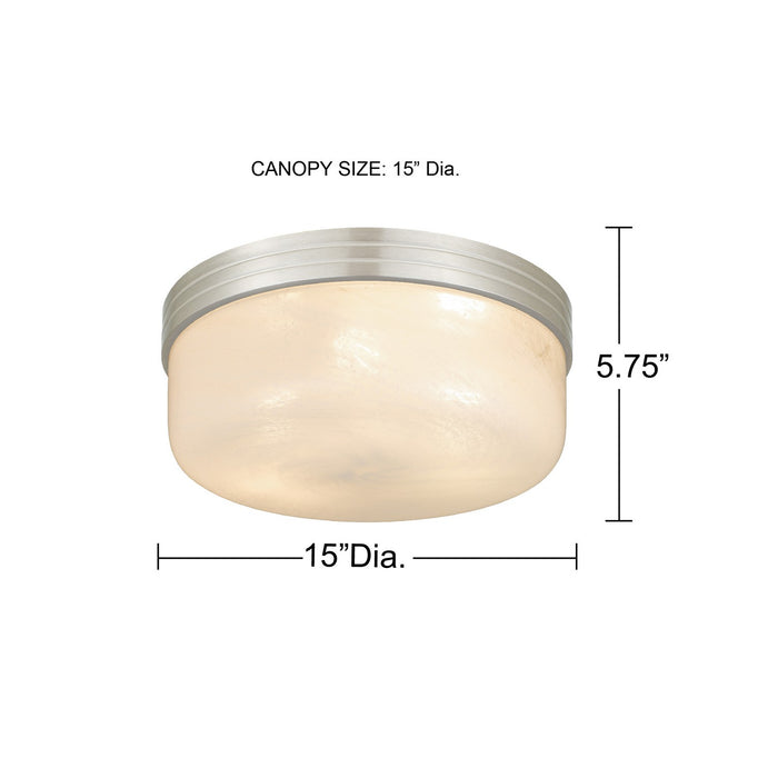 Quoizel - LANG1615BN - LED Flush Mount - Langford - Brushed Nickel