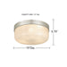Quoizel - LANG1615BN - LED Flush Mount - Langford - Brushed Nickel