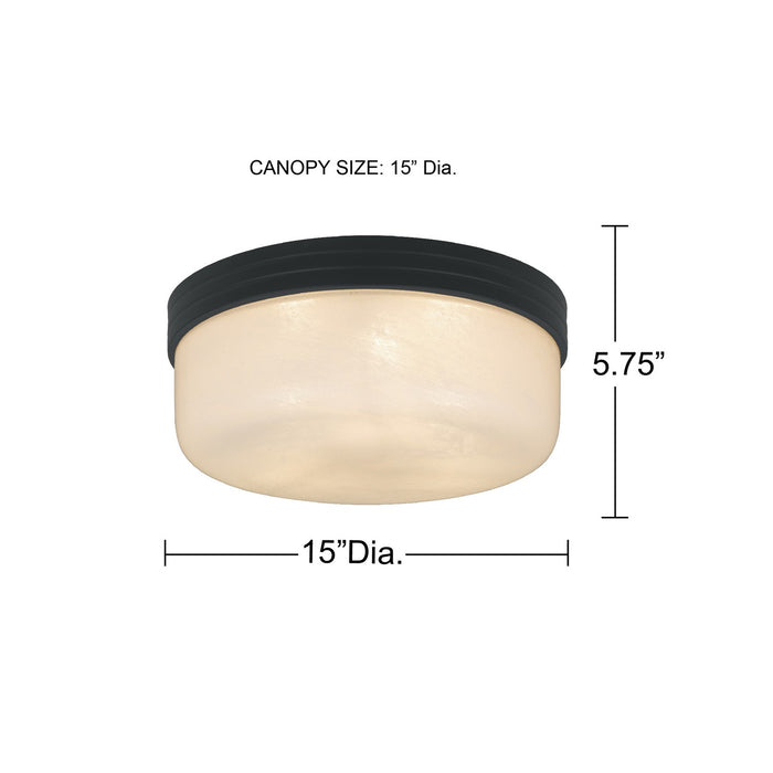 Quoizel - LANG1615MBK - LED Flush Mount - Langford - Matte Black