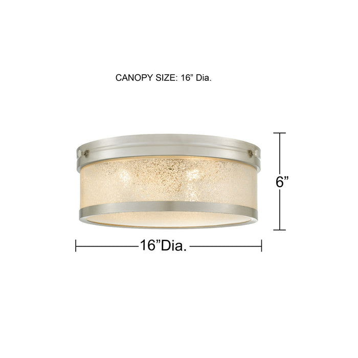 Quoizel - MICA1616BN - LED Flush Mount - Micah - Brushed Nickel