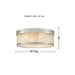 Quoizel - MICA1616BN - LED Flush Mount - Micah - Brushed Nickel