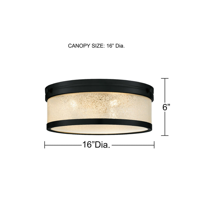 Quoizel - MICA1616MBK - LED Flush Mount - Micah - Matte Black