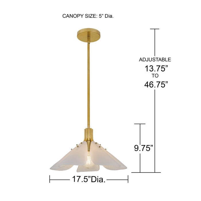 Quoizel - MILT1817LG - One Light Pendant - Milton - Light Gold