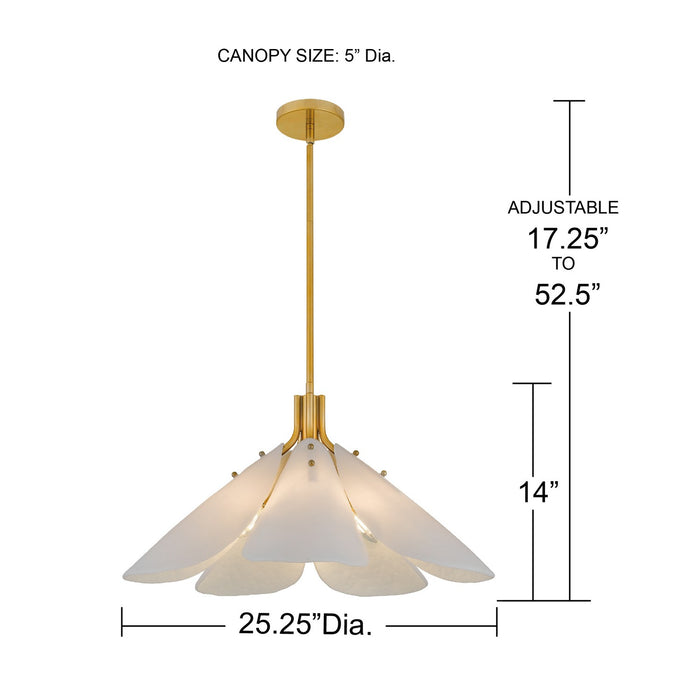 Quoizel - MILT2825LG - LED Pendant - Milton - Light Gold