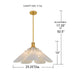Quoizel - MILT2825LG - LED Pendant - Milton - Light Gold