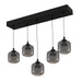 Quoizel - PCLEN538MBK - LED Island Pendant - Lenora - Matte Black