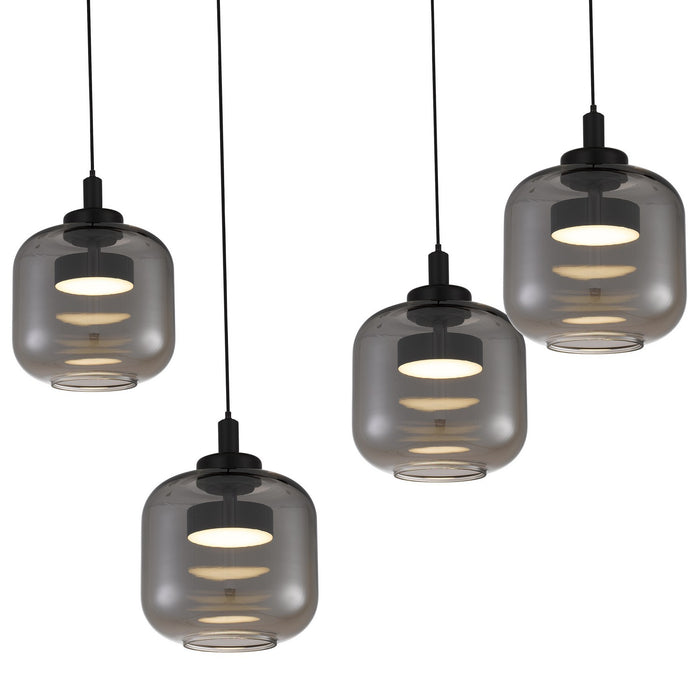 Quoizel - PCLEN538MBK - LED Island Pendant - Lenora - Matte Black