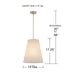 Quoizel - PRGA1514BN - One Light Pendant - Peregrine - Brushed Nickel
