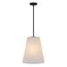 Quoizel - PRGA1514MBK - One Light Pendant - Peregrine - Matte Black