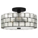 Quoizel - RORY1716MBK - Three Light Semi-Flush Mount - Rory - Matte Black