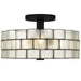 Quoizel - RORY1716MBK - Three Light Semi-Flush Mount - Rory - Matte Black