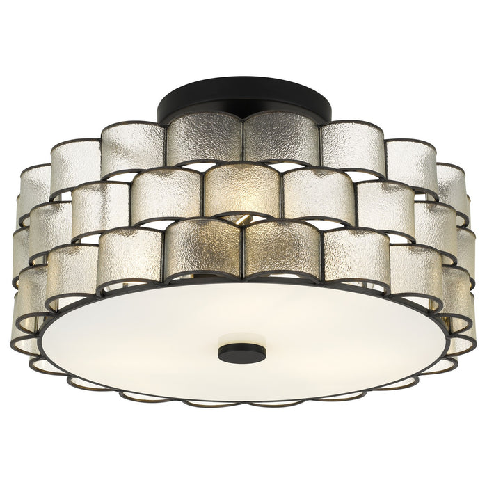Quoizel - RORY1716MBK - Three Light Semi-Flush Mount - Rory - Matte Black