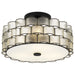 Quoizel - RORY1716MBK - Three Light Semi-Flush Mount - Rory - Matte Black