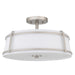 Quoizel - SLN1716BN - Three Light Semi-Flush Mount - Sloane - Brushed Nickel