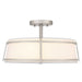 Quoizel - SLN1716BN - Three Light Semi-Flush Mount - Sloane - Brushed Nickel