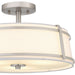 Quoizel - SLN1716BN - Three Light Semi-Flush Mount - Sloane - Brushed Nickel