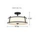 Quoizel - SLN1716MBK - Three Light Semi-Flush Mount - Sloane - Matte Black