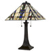 Quoizel - TF6821VA - Two Light Table Lamp - Draxen - Valiant Bronze