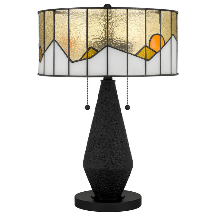 Quoizel - TF6831MBK - Two Light Table Lamp - Blackwood - Matte Black