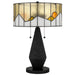 Quoizel - TF6831MBK - Two Light Table Lamp - Blackwood - Matte Black