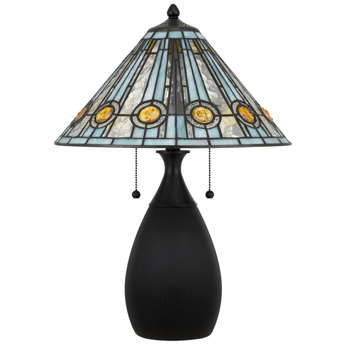 Quoizel - TF6840MBK - Two Light Table Lamp - Ayla - Matte Black