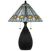 Quoizel - TF6840MBK - Two Light Table Lamp - Ayla - Matte Black