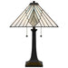 Quoizel - TFDV6323MBK - Two Light Table Lamp - Duvane - Matte Black