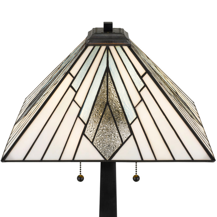 Quoizel - TFDV6323MBK - Two Light Table Lamp - Duvane - Matte Black