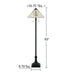 Quoizel - TFDV9363MBK - Two Light Floor Lamp - Duvane - Matte Black