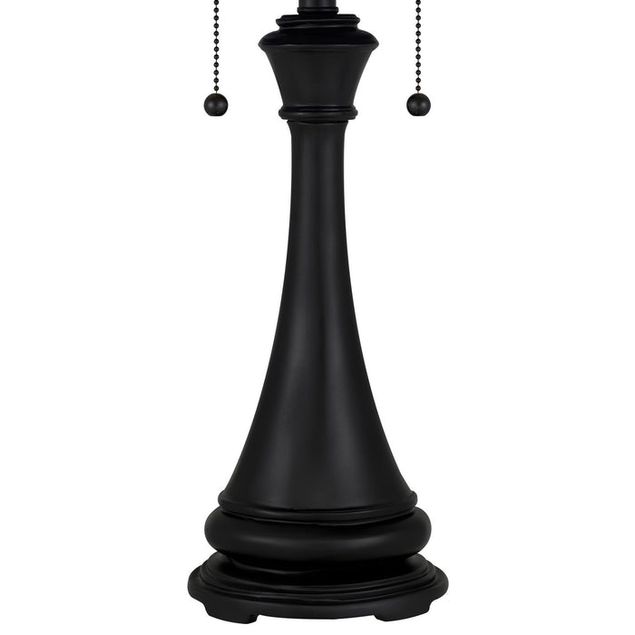 Quoizel - TFNR6325MBK - Two Light Table Lamp - Wisteria Bloom - Matte Black