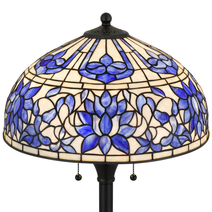 Quoizel - TFNR9362MBK - Two Light Floor Lamp - Wisteria Bloom - Matte Black