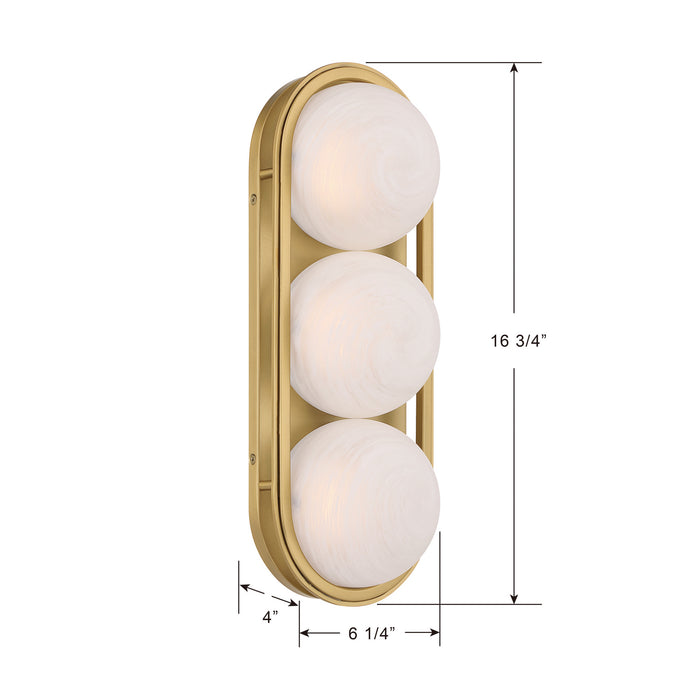 Minka-Lavery - 10153-732-L - LED Wall Sconce - Vanderlane - Legacy Brass