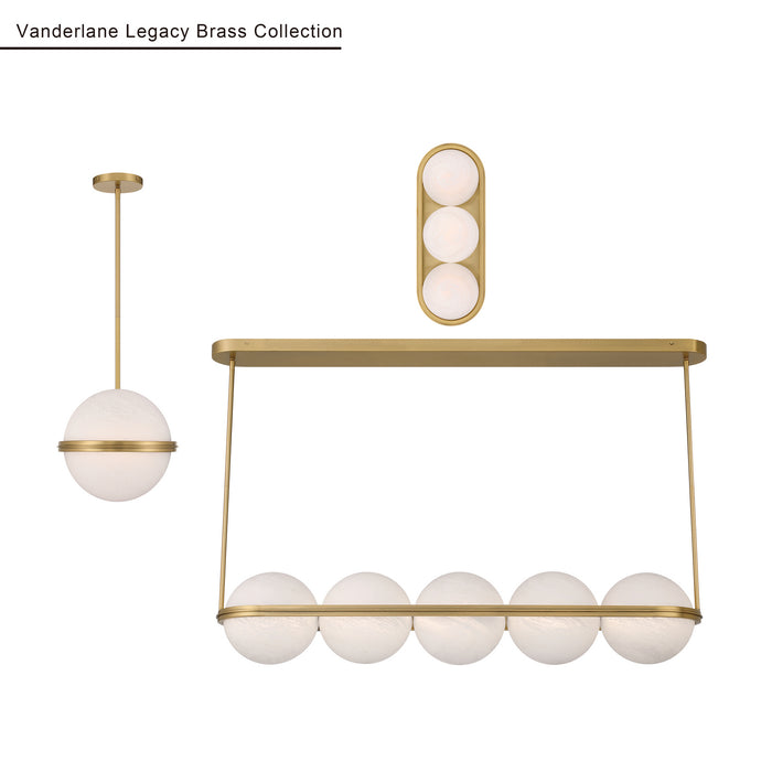Minka-Lavery - 10157-732-L - LED Linear Chandelier - Vanderlane - Legacy Brass